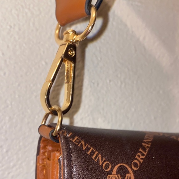 Valentino Orlandi Dark Brown Crossbody Bag NWT - Picture 7 of 11